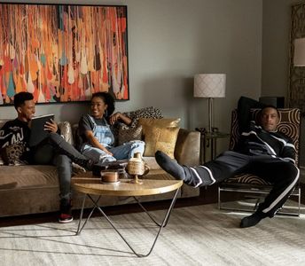 Still of Lovell Adams-Gray, LaToya Tonodeo, and Woody McClain in Power Book II: Ghost