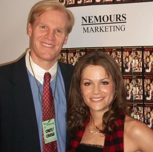 on the red carpet w- Sara Konecky at the 