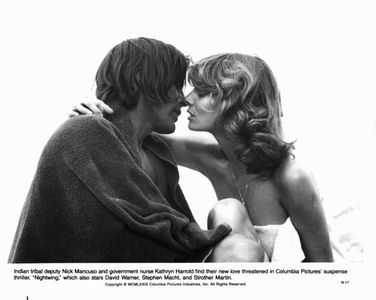 Kathryn Harrold and Nick Mancuso in Nightwing (1979)