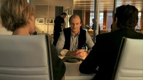 Lauren Lee Smith, Michael Dyson and Peter Stebbings in The Listener (2011)