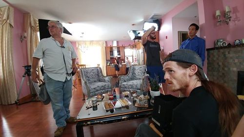 Behind the Scenes- In Made in Chinatown.