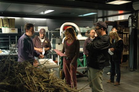 Marg Helgenberger and Jon K. Farless in CSI: Crime Scene Investigation (2000)