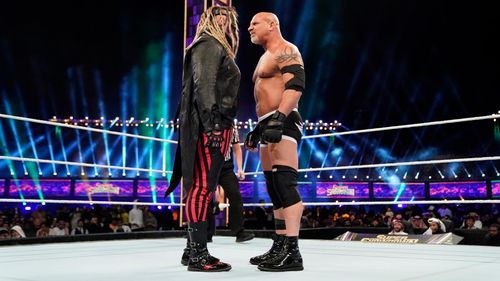 Bill Goldberg and Windham Rotunda in WWE Super Show-Down (2020)