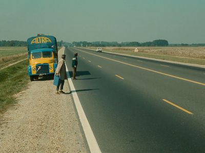 Jacques Tati and Marcel Fraval in Trafic (1971)