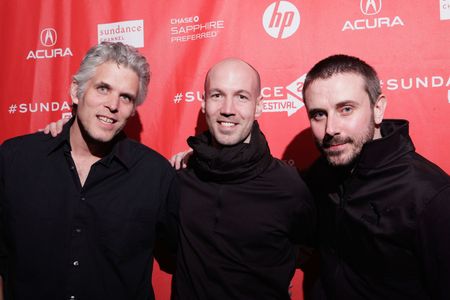 Rick Rowley, Jeremy Scahill, and Natalie Cass at an event for Dirty Wars (2013)