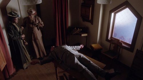 Sandra Caldwell, Mark Walker, and Mouna Traoré in Murdoch Mysteries (2008)