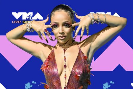 Doja Cat at an event for 2020 MTV Video Music Awards (2020)