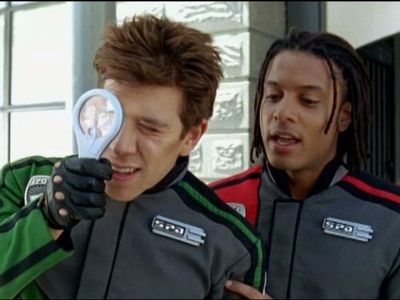 Matt Sadowski and Brandon Jay McLaren in Power Rangers S.P.D. (2005)