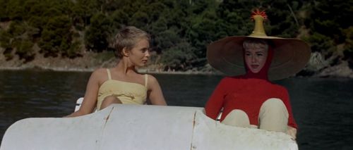 Mylène Demongeot and Jean Seberg in Bonjour Tristesse (1958)