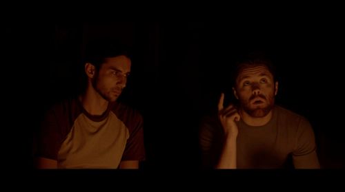 Aaron Leddick and Cooper Rowe in Heartland (2016)