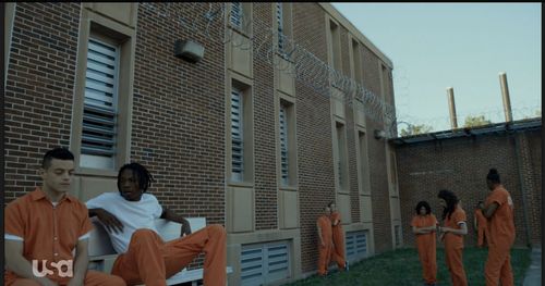 Rami Malek, Joey Bada$$, and Eve Lindley in Mr. Robot (2015)