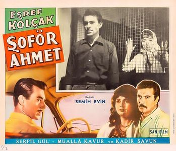 Serpil Gül, Esref Kolçak, and Kadir Savun in Ahmet the Driver (1961)