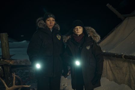 Jodie Foster and Kali Reis in True Detective (2014)