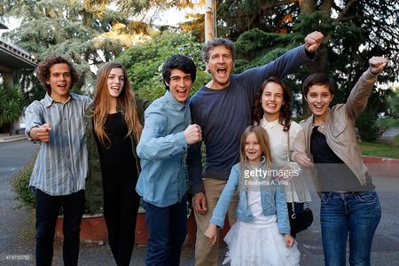 Denise Tantucci, Carmine Buschini, Aurora Ruffino, Brando Pacitto and the director Giacomo Campiotti attend TV Prize 201