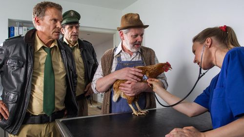 Hans-Maria Darnov, Christian Tramitz, Helmfried von Lüttichau, and Katja Danowski in Hubert ohne Staller (2011)