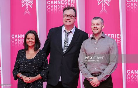 British television producer Nicola Shindler, British television producer Russell T Davies and British actor Russell Tove