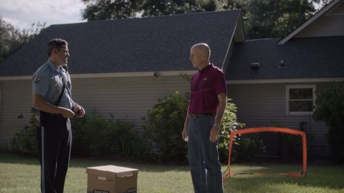 Kelly AuCoin and Kenneth Trujillo in The Girl from Plainville (2022)