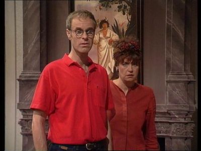 Walter Crommelin and Olga Zuiderhoek in We zijn weer thuis (1989)