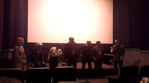 Barbara Bleier, Liam Mitchell, Suzette Gunn, Jamison M. LoCascio, Susan Feinman, and David Johnson at an event for Sunse