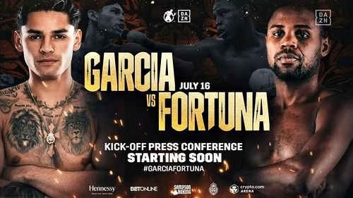 Javier Fortuna and Ryan Garcia in DAZN Boxing: Ryan Garcia vs. Javier Fortuna: Kick-Off Press Conference (2022)