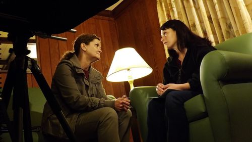 Production still of Kimberly J. Richardson and Schalet Jackson in 