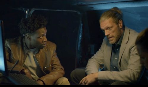 Still of Patrick Lamont Jr and Adam Copeland in Money Plane