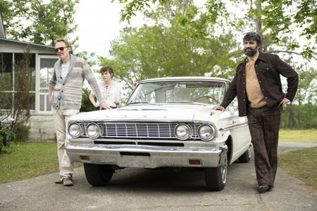 Paul Bettany, Peter Macdissi, and Sophia Lillis in Uncle Frank (2020)
