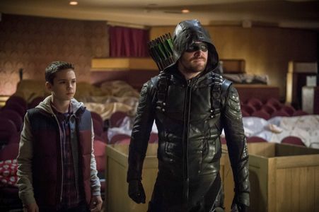 Stephen Amell and Jack Moore in Arrow (2012)