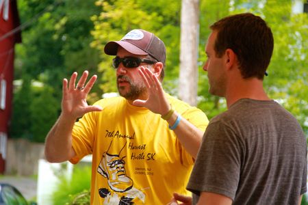 First day on set, trying to show people that I actually know what I'm doing. TG