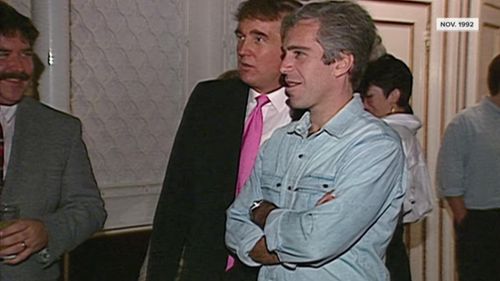 Donald Trump and Jeffrey Epstein in Jeffrey Epstein: Filthy Rich (2020)