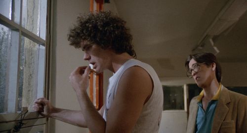 Rick Dean and Jim Piper in Island of Blood (1982)