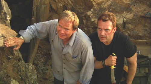 Leo Grillo and Tom Sizemore in Zyzzyx Road