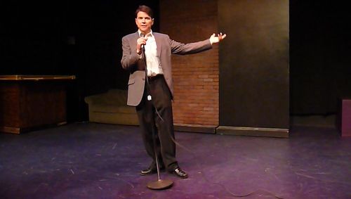 Jefferson doing Stand-Up in Hollywood