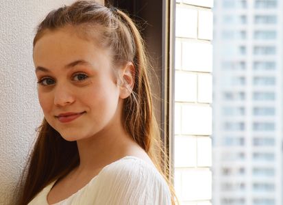 Ella Ballentine headlining Yahoo Japan as L.M. Montgomery's Anne of Green Gables will be released in theatres in Japan.