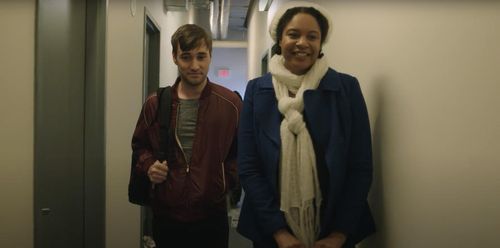 Shiren Van Cooten and Dominic McDowell in Homeless Shakespeare (2018)