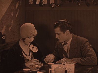 Rex Lease and Jacqueline Logan in Broadway Daddies (1928)