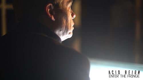 Still from footage of Acid Reign the Series: Enter the Fringe showing Dave Bresnahan as Nun.