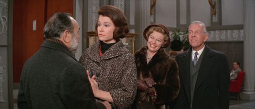 Edward G. Robinson, Diane Baker, Rudolph Anders, and Virginia Christine in The Prize (1963)