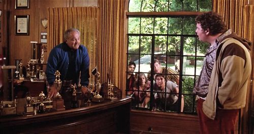 Patricia Alice Albrecht, Brian Frishman, Stephen Furst, Sal Lopez, Dave Shelley, and Andy Tennant in Midnight Madness (1