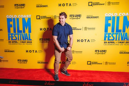 Rowan Chapman at the premiere of THE CURIOUS CASE OF DOLPHIN BAY