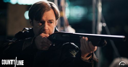 Production Still: County Line. R. Keith Harris as Deputy Sloan