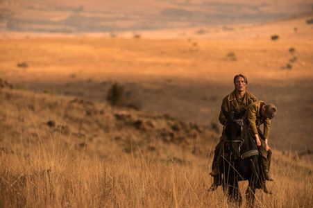 Mads Mikkelsen and Toke Lars Bjarke in The Salvation (2014)
