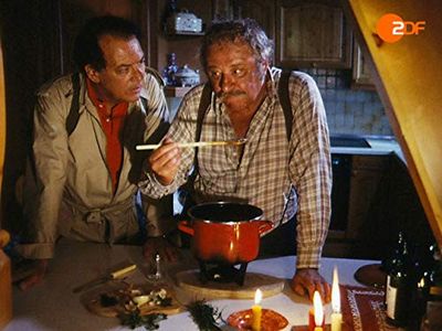 Gustl Bayrhammer and Klausjürgen Wussow in The Black Forest Hospital (1985)