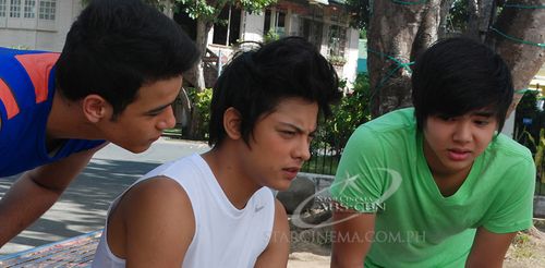 Paul Salas, Daniel Padilla, and Kit Thompson in Must Be... Love (2013)
