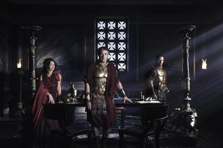 Joanne Whalley, Vincent Regan, and Will Thorp in A.D. The Bible Continues (2015)