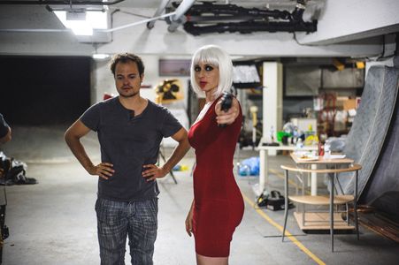 Mylène Savoie, director and actor David Emond Ferrat, director of photography