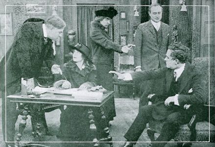 Marguerite Courtot and Richard Purdon in The Secret Message (1915)
