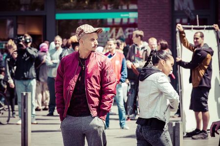 Matteo Simoni and Nora Gharib in Gangsta (2018)
