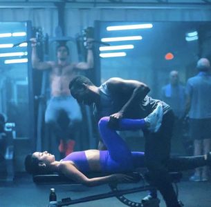 Akono Dixon and Alexa Demie on set of HBO’s ‘EUPHORIA’