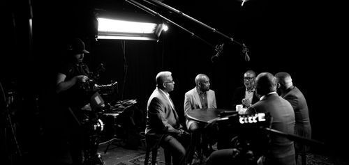 Chad Jackson, Jesse Lee Peterson, Justin Malone, Allen West, Anthony Brian Logan, and Brandon Tatum in Uncle Tom II: An 